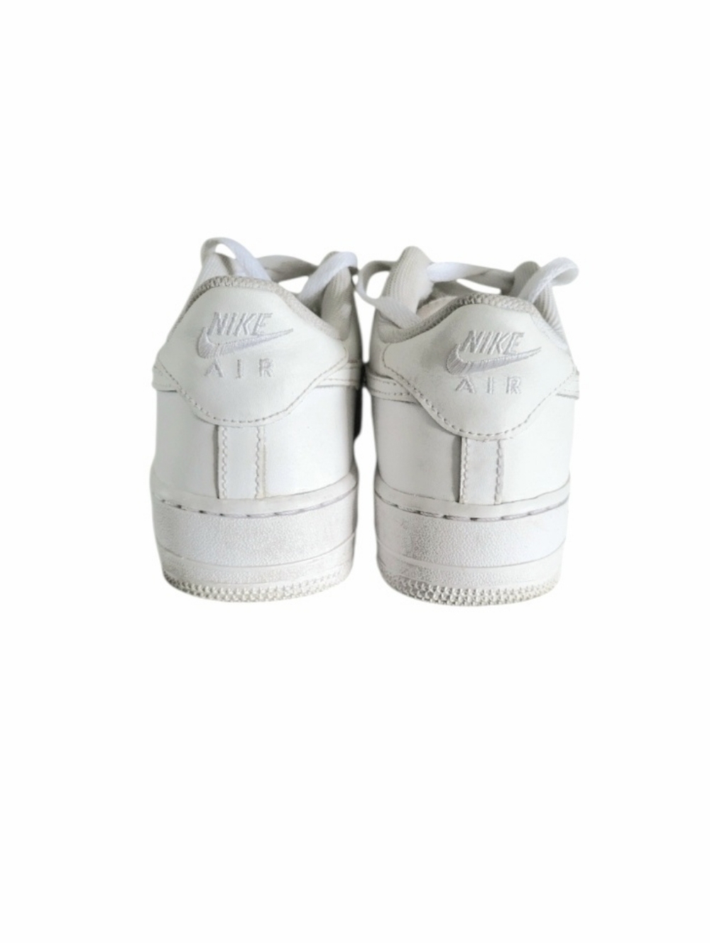 Youth Nike AF1 Air Force One White Leather Athletic Sneaker 7 7Y Boy Girl Kid - Picture 4 of 7